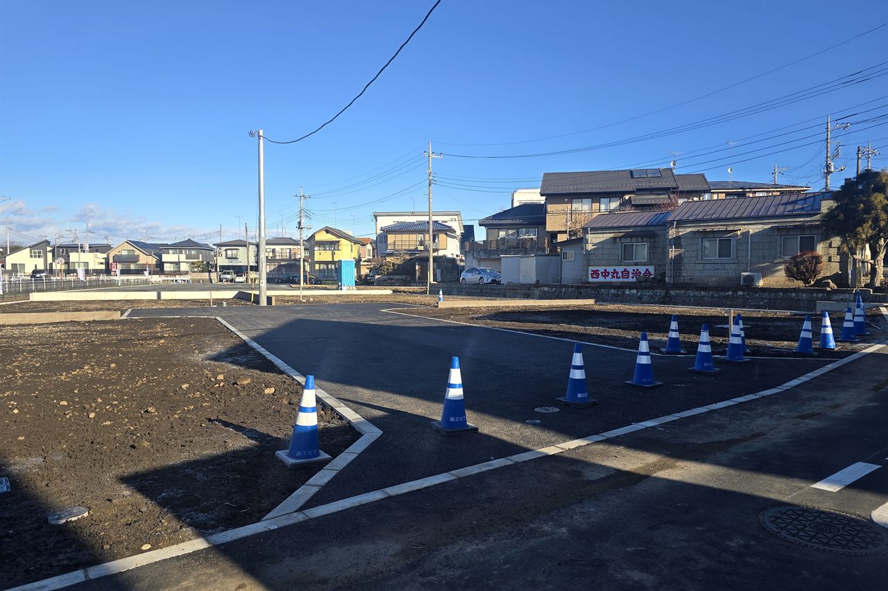 宇都宮市西部 宅地造成工事の完成